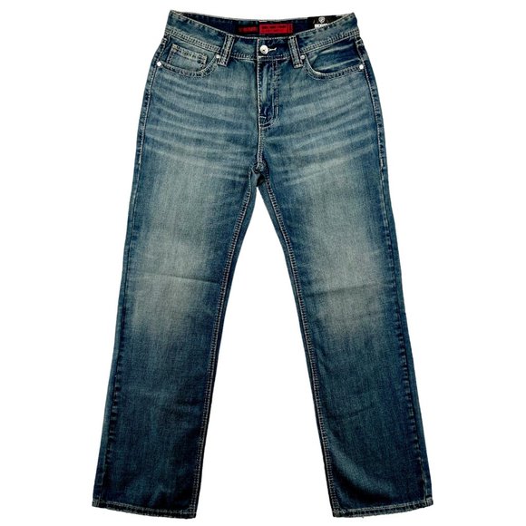 Rock&Roll Other - Rock&Roll Men's Double Barrel Straight Relaxed Fit Denim LT Vintage Sz 33x34 NWT